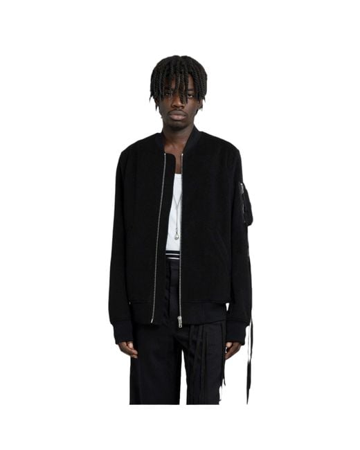 Ann Demeulemeester Black Jackets for men