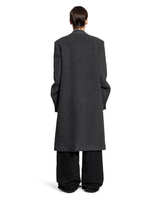 Ann Demeulemeester Black Viv High Comfort Tailored Coat