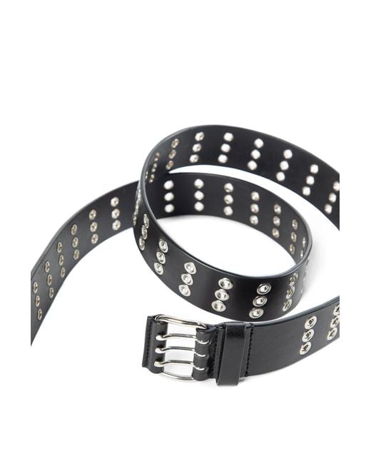 Ann Demeulemeester Black Ezra Belt 4Cm for men
