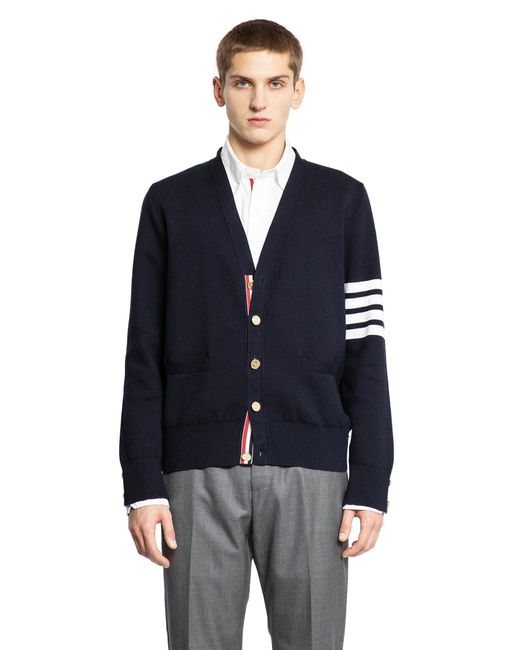 Thom Browne Blue Cardigan for men