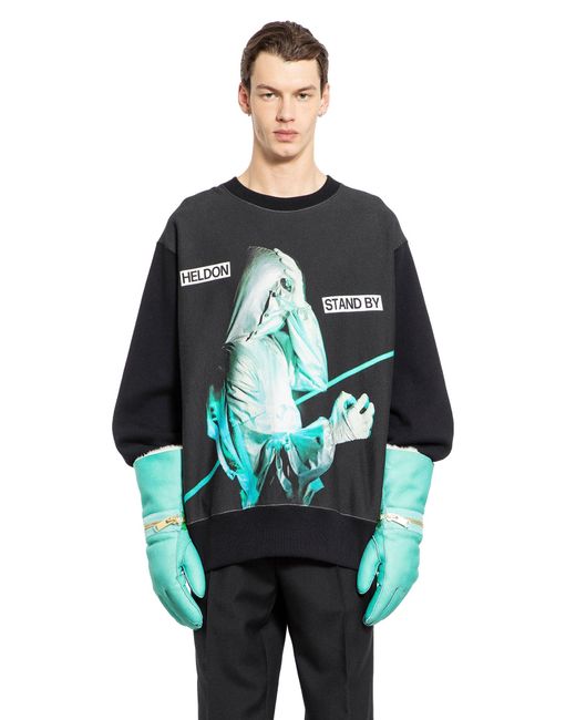 Undercover Black Heldon Sweatshirt for men