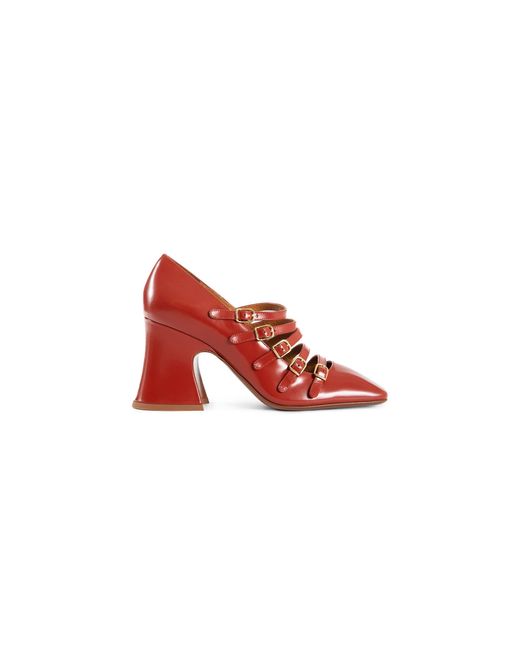 Chloé Red Pumps