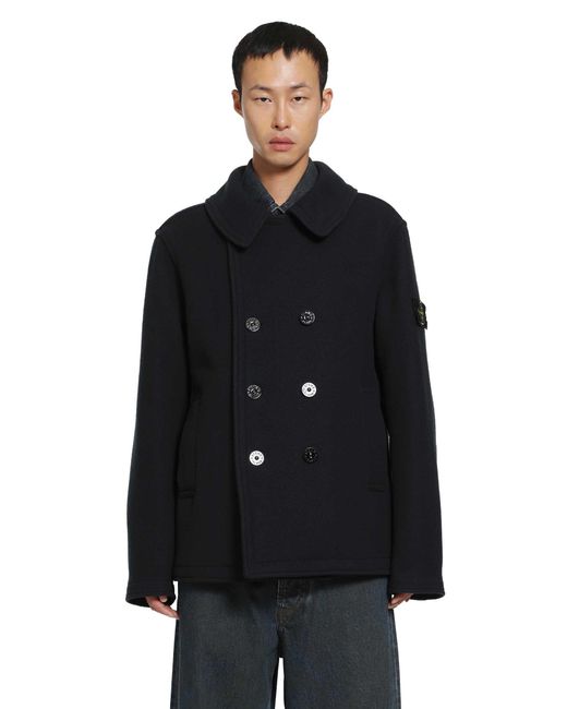 Stone Island Black 4100040 Jacket for men
