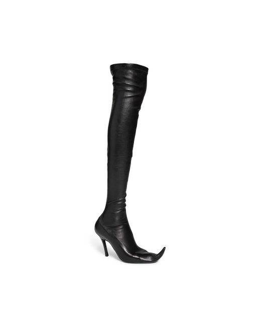 Balenciaga Black Poulaine Boots