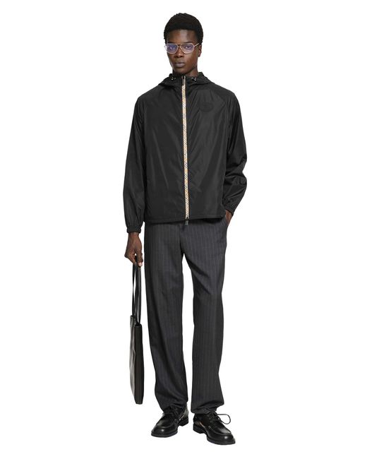 Burberry Black Clapton Windbreaker for men