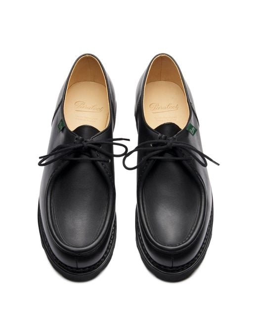 Paraboot Black Michael Derby Shoes for men