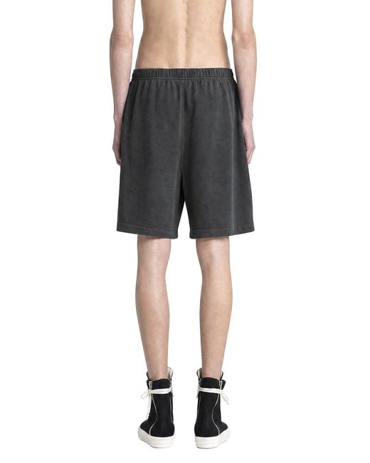 Fear Of God Black Heavy Jersey 90S Sweatshorts for men