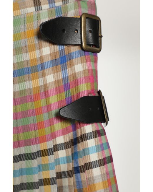 Vivienne Westwood Multicolor Heather Check Mini Kilt