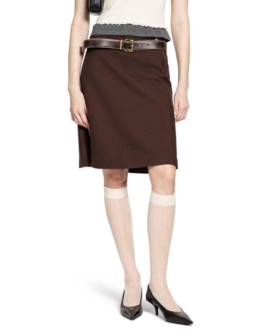 Miu Miu Brown Skirts