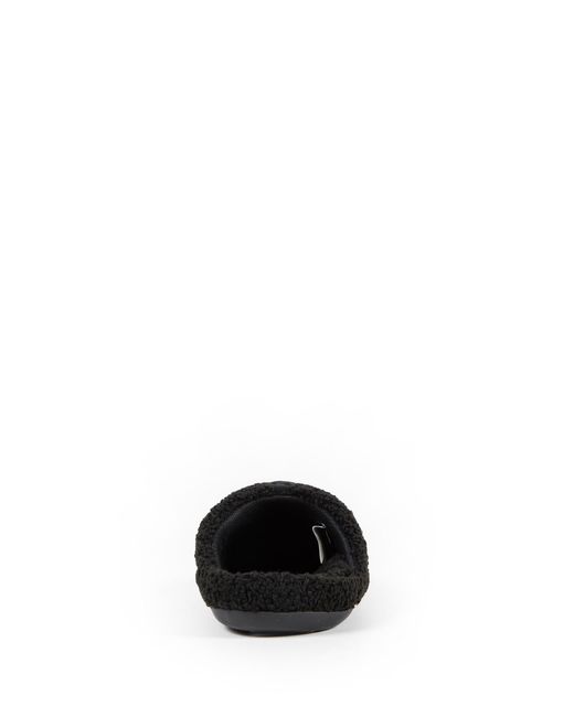 Moon Boot Black Teddy Slippers