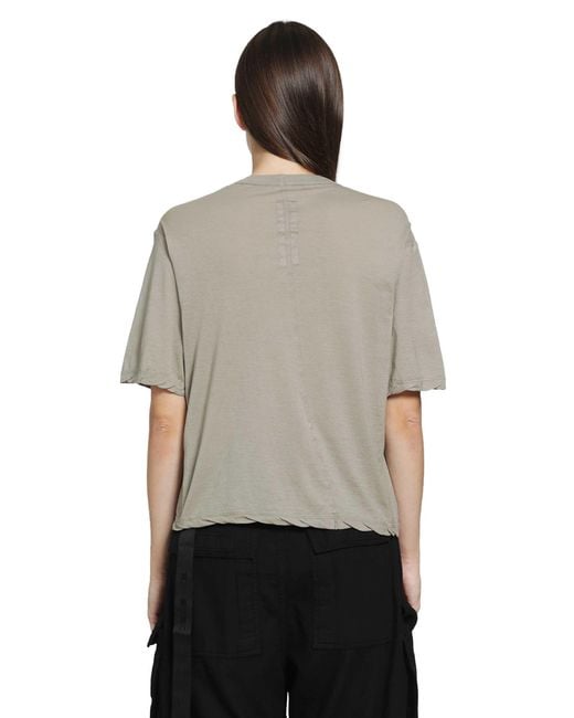 Rick Owens Gray Tower Basic Ss T