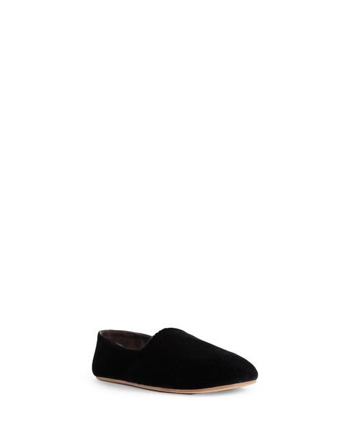 The Row Black Ponti Slippers