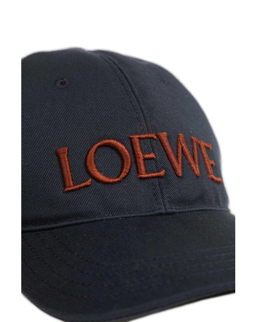 Loewe Black Classic Embroidery Cap