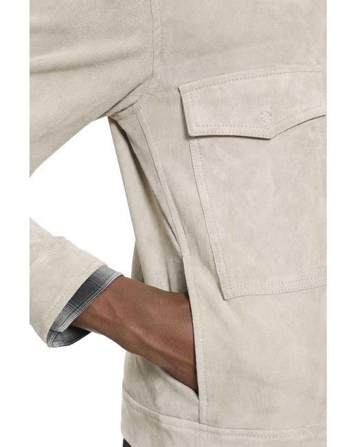 Giorgio Brato Natural Leather Zip-Up Jacket for men