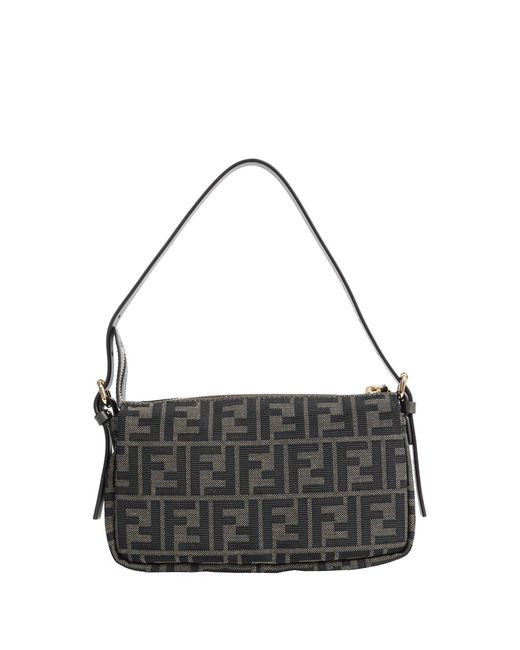 Fendi Black Zip Top Small Bag