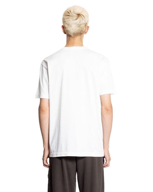 Stone Island White 2100027 60/2 Cotton Jersey T-Shirt for men
