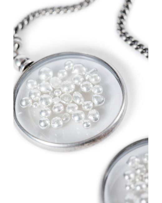 Ann Demeulemeester Metallic Bilha Medallion Earrings