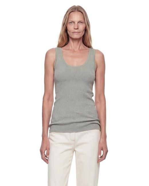 Max Mara Gray Mxm Ghiro Tank Top