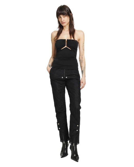 Rick Owens Black Temple Alannah Prong Bustier