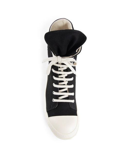 Rick Owens Black Concordians Cargo Sneaks for men