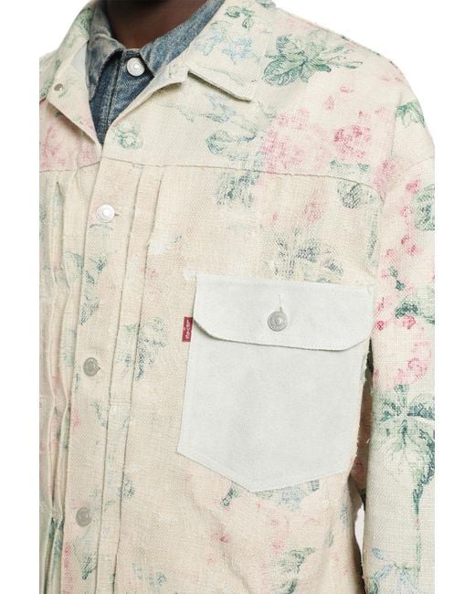 Junya Watanabe Natural X Levi's Flower Print Jacket for men