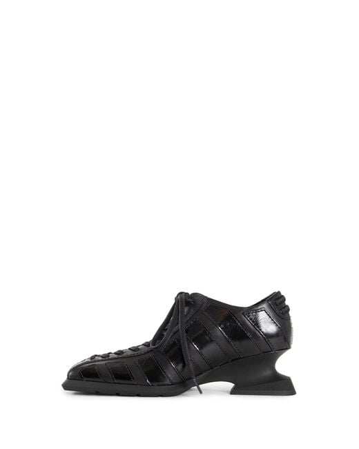 Miista Black Goldie Wedge Brougues