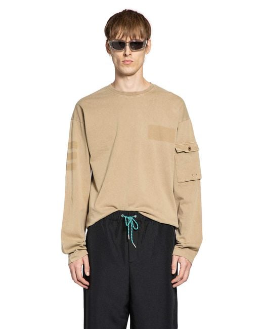 PEACEMAKER OAMC LONG SLEEVE サイズM Oamc Peacemaker Pocket Long Sleeve T-Shirt in Natural for Men | Lyst