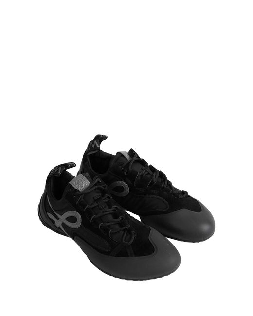 Loewe Black Nylon Grip Sneakers for men