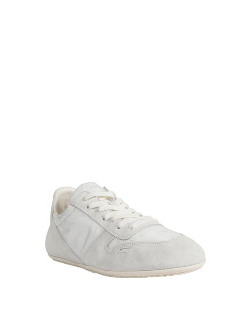 Rick Owens White Temple Minimal Sneakers for men
