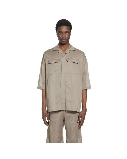 Rick Owens Gray Magnum Tommy Shirt for men