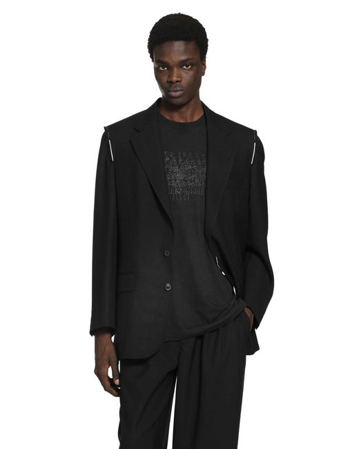 Maison Margiela Black Anonimity Of The Lining Blazer for men