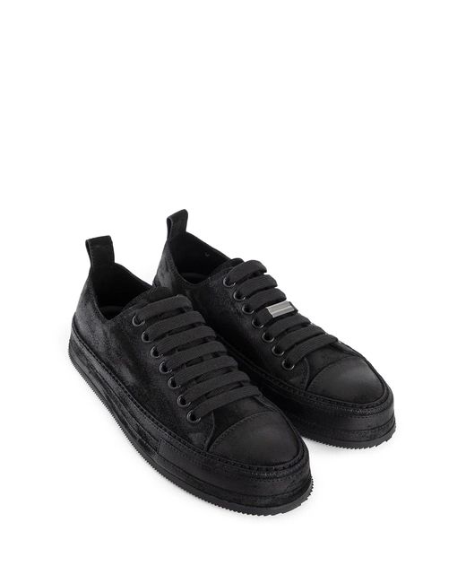 Ann Demeulemeester Black Nono Low-Top Sneakers for men