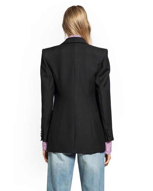 Valentino Black Crepe Couture Blazer