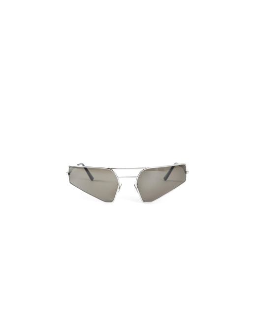 Rick Owens Gray Prong Sunglasses for men