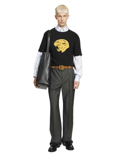 Valentino Black Printed T-Shirt for men