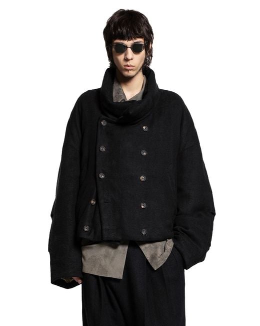 Ziggy Chen Black Sort Duvet Jacket for men