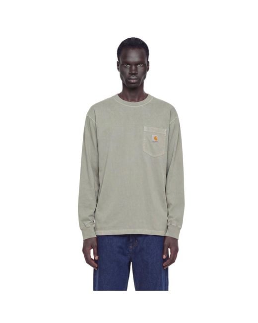 Carhartt Gray L/Loose Pocket T-Shirt for men