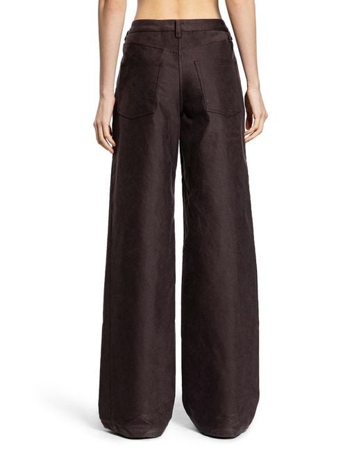 Ziggy Chen Brown Straight Leg Trousers