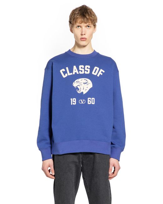 Valentino Blue Sweatshirts for men