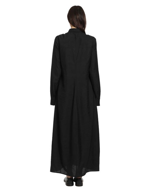 Totême Black Parachute Shirt Dress
