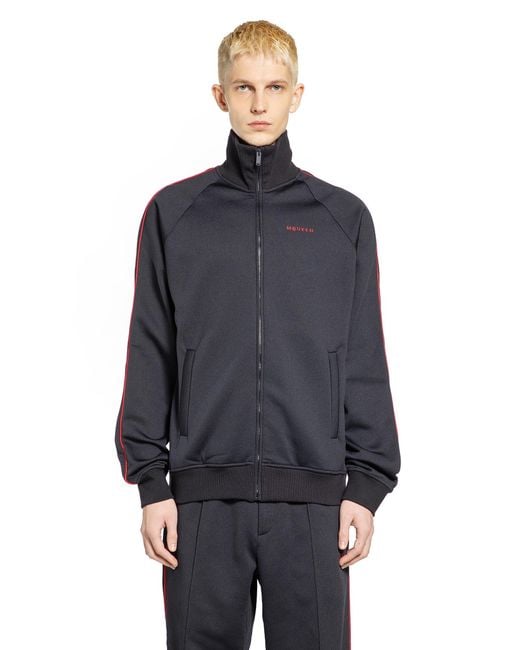 McQueen Blue Zip-Up Sweatshirt for men