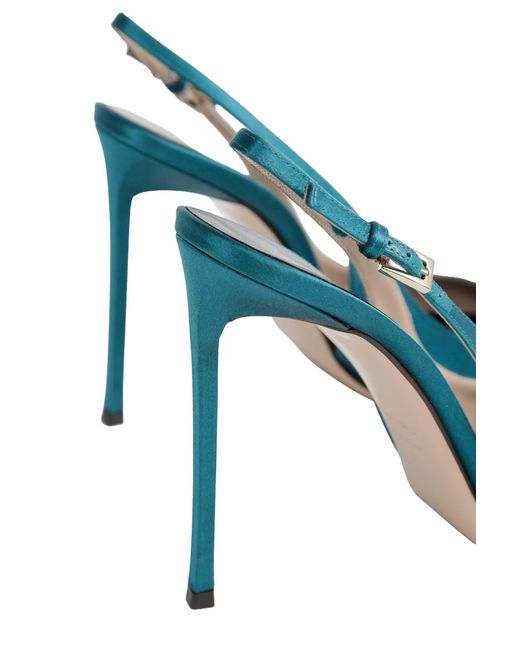 Tom Ford Blue Thea Slingback Pumps