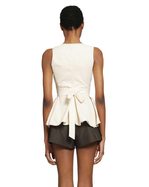 Vivienne Westwood Roxy Top in White | Lyst