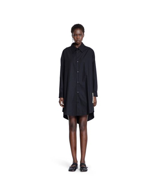 MM6 by Maison Margiela Black Shirt Dress