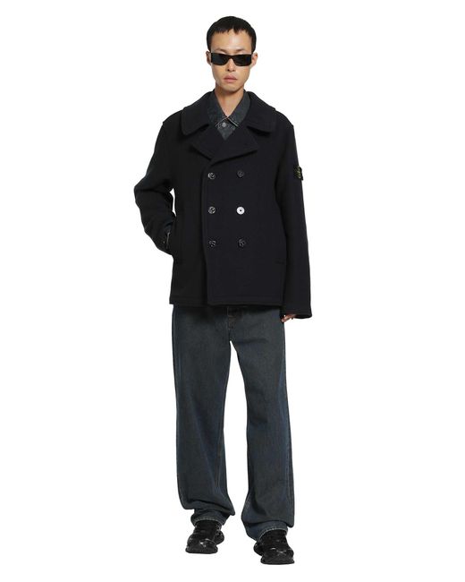 Stone Island Black 4100040 Jacket for men