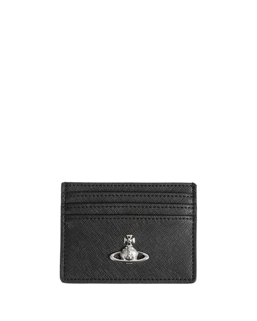 Vivienne Westwood Black Flat Card Holder