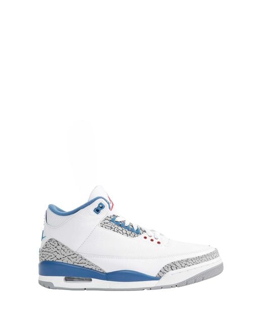 Nike Blue Air Jordan 3 True Sneakers for men