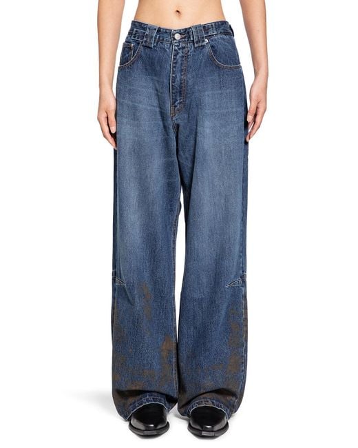 JORDANLUCA Blue Insignia Jeans for men