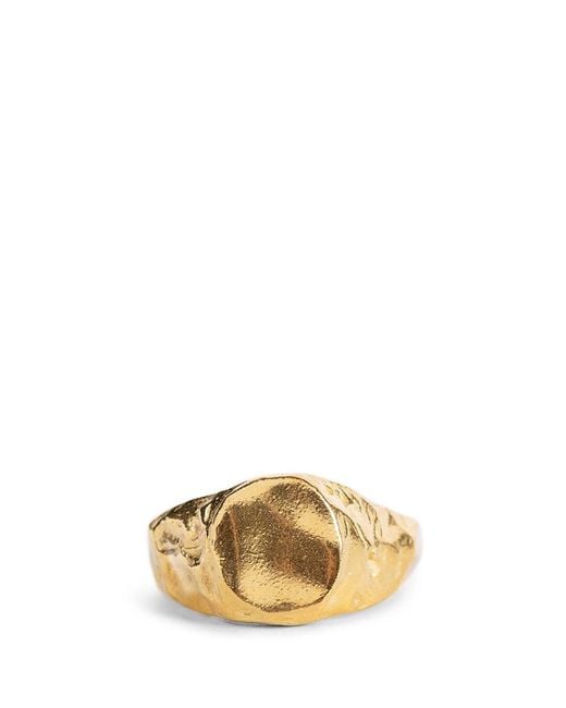 SIMUERO Metallic Sello Soye Ring