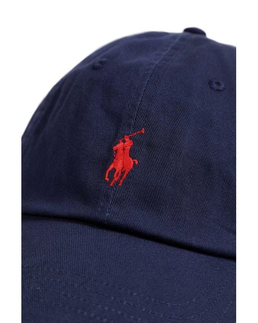 Polo Ralph Lauren Blue Pony Twill Sports Cap for men